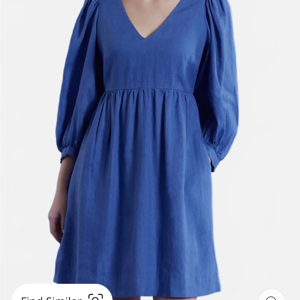 Tyler Boe Linen V-Neck Dress